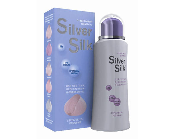 палитра Оттеночный шампунь Silver silk