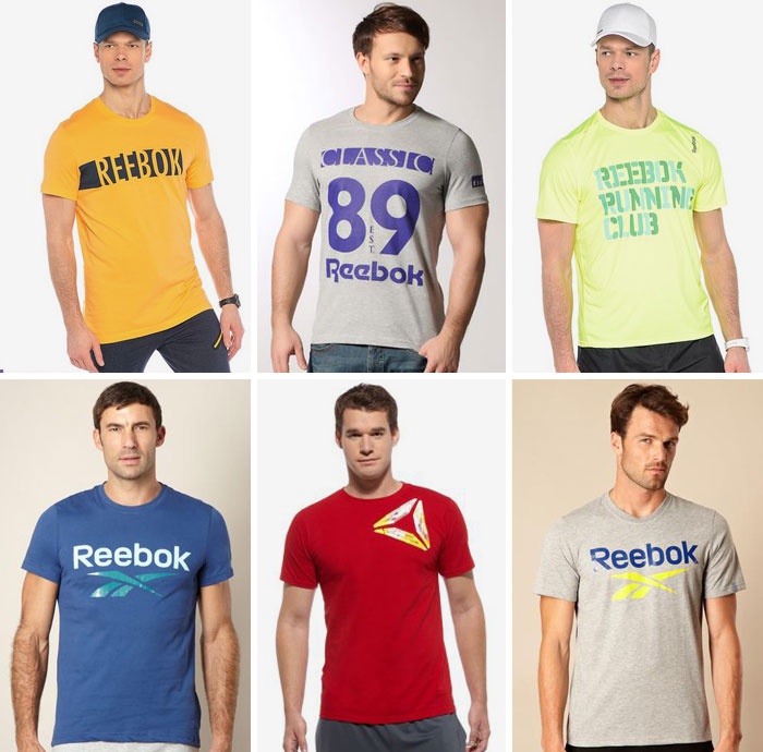 Футболки для мужчин с логотипом Reebok