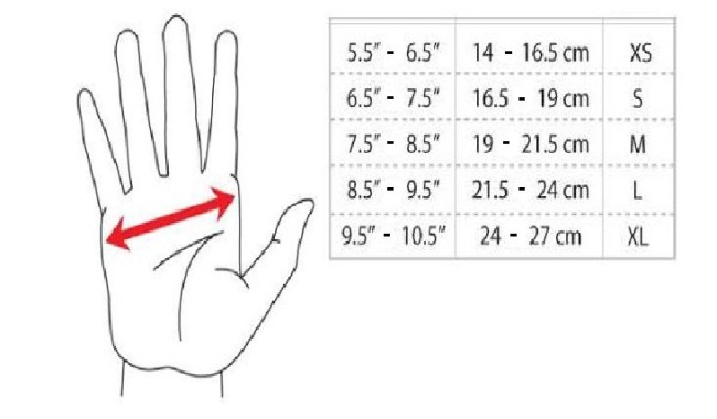 Як визначити розмір рукавичок