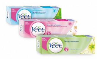 Как пользоваться кремом для депиляции veet