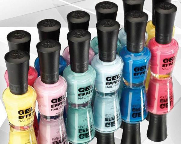 Gel effect nail polish