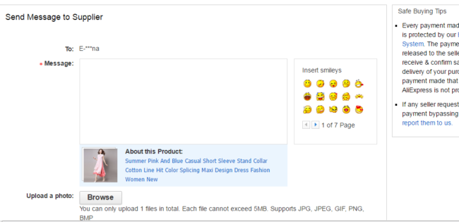 Зв'язок з продавцем на Аліекспресс. Як написати продавцеві на Аліекспресс